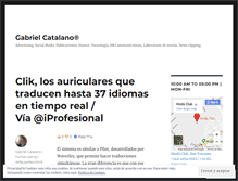 Tablet Screenshot of gabrielcatalano.com